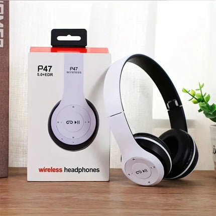 Multifunctional Portable Foldable Headmounted Wireless Bluetooth 5.0 Headset For Bluetooth connection TF Card Wired Connection