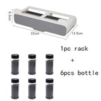 1pc rack 6pcs bottle