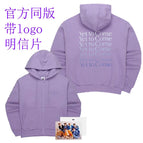 4XL / Purple in cotton zipper