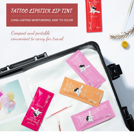 New Cotton Swab Lip Gloss Tattoo Lipstick Velvety Waterproof Matte Lip Gloss Portable Lip gloss Women Use Of Vacation Tourism