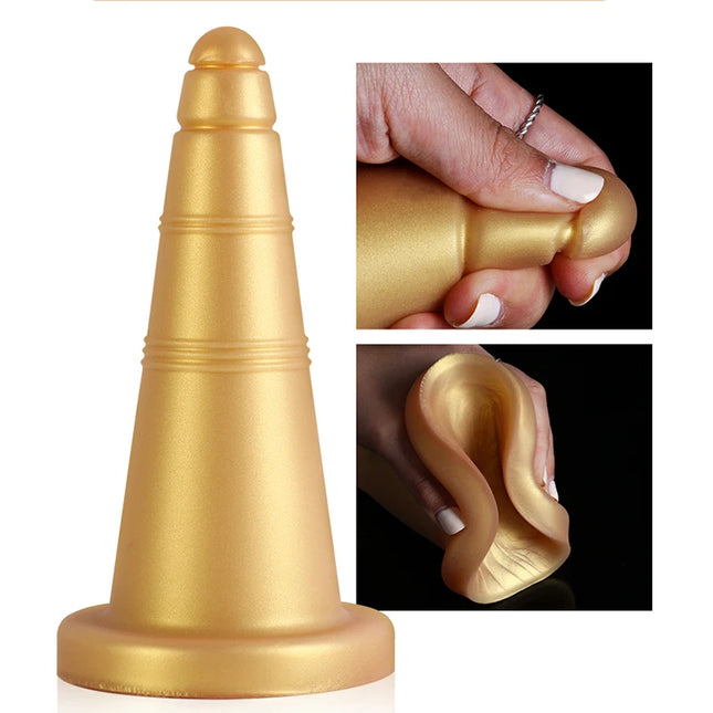 Soft Cones 21-29.5cm Huge Anal Plug Butt Plug Dildo Vagina Anus Dilation Trainer Prostate Massage Adult Sex Toys For Men Women