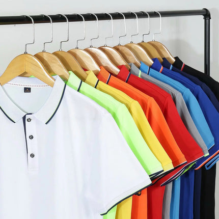 Quick Dry Clothes Polo Shirt Enterprise Custom Tooling Lapel Short-sleeve T-shirt Advertising Shirt Embroidery logo Work Clothes