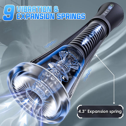 3IN1 Male Masturbators Penis Pump Enlarger Sex Machine Stroker Vacuum Pump 6 Training Mod Penis Rings Sex Toys For Men