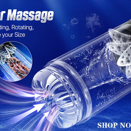Male Masturbator Sex Toys for Men Penis Training Vibrator Blowjob Sucking Sex Machine Glans Trainer Cock Vibrating Stimulator
