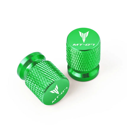 2PCS For YAMAHA MT-07 MT07 mt 07 all year 2017 2018 2019-2025 Motorcycle CNC Wheel Tire Valve Air Port stem caps Accessories