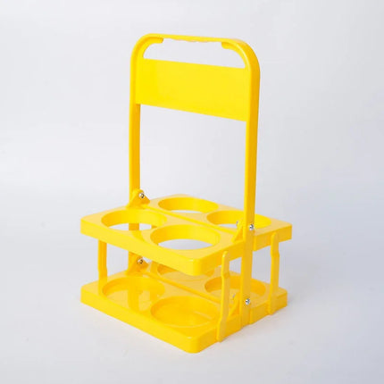 Portable Foldable Plastic Beer Rack Durable Cup Organizer Wine Rack Beer Bottle Holder Beverage Basket Reusable Cocktail Rack