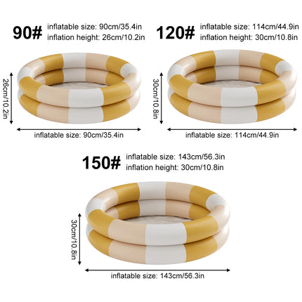 1PC  Inflatable Pool Thickened Blow Up Pool for Kids with Cute Style, Harmless Material, Wide Uses, Suitable for Indoor or Outdo