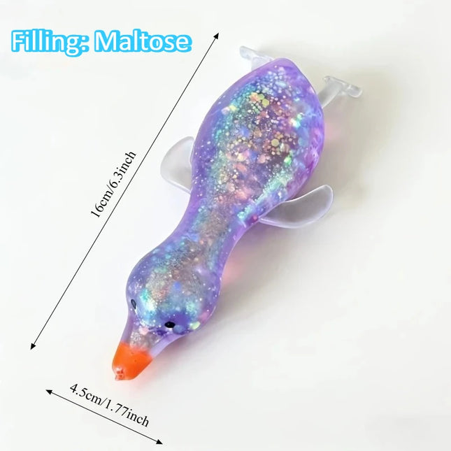 Squishy Antistress Duck Fidget Toys Cute Goose Animal Vent Toys for Kids Adults Decompression Stretch Toys Friends Best Gift
