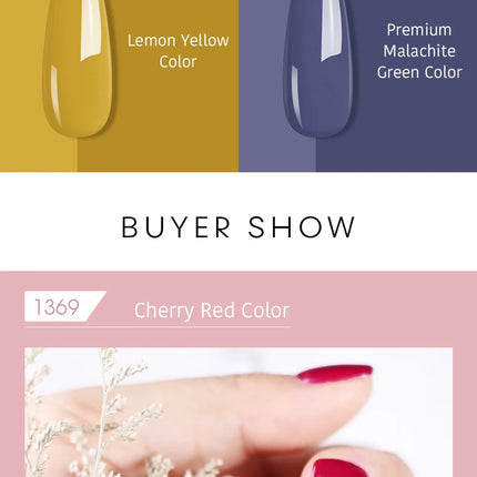 NAILCO Red Colors Series 15ML Nail Gel Polish Nail Supplies Semi Permanent For Nail Art Manicure Soak Off LED UV Hybrid Varnish