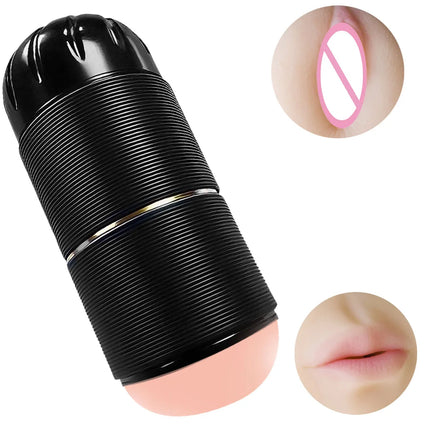 Male Masturbator Cup Soft Silicone Pussy Transparent Vagina Adult Goods Endurance Exercise Vacuum Pocket Sex Toy for Men Adult
