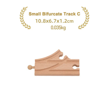 Kinds Of Wooden Track Accessories Beech Wood Railway Train Track Toys Fit for Biro All Brands Wooden Tracks Kids Education Toys