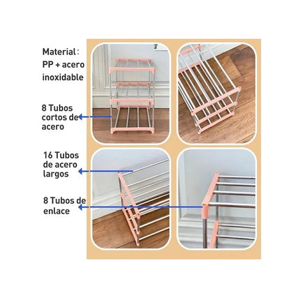 Family Organization 6/7/8 Layers of Shoe Racks, Simple Assembly, Large Capacity Storage, Suitable for Multiple Shoe Storage