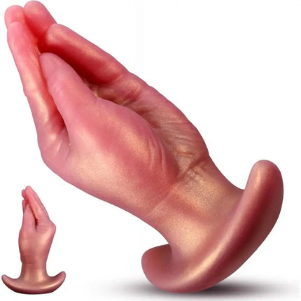 Realistic Hand Silicone Anal Plug Dildo With T-base Wearable Prostate Anal Trainer Sex Toys For Men Women Gay Penetration Anal