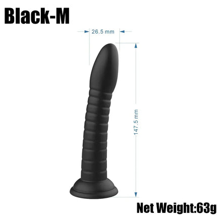 Soft Realistic Anal Dildo Butt Plug Prostate Massager Adult Gay Anal Beads Stimulation G-spot Clitoral Sex Toys for Men Women