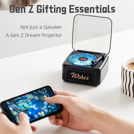 Bluetooth Speaker White Noise Sleep Aid Soundbar Surround Sound Music Box Wave Atmosphere Light Sleep Timer Support TF USB AUX