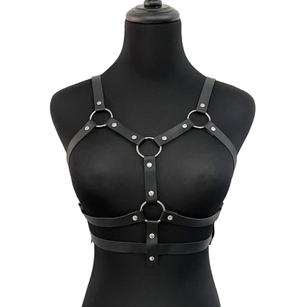 Fashion Belt Street Style Chest Harness Belt Suspenders for Women Decoration Punk Rock Leather Belt Gothic Clothing Accessories
