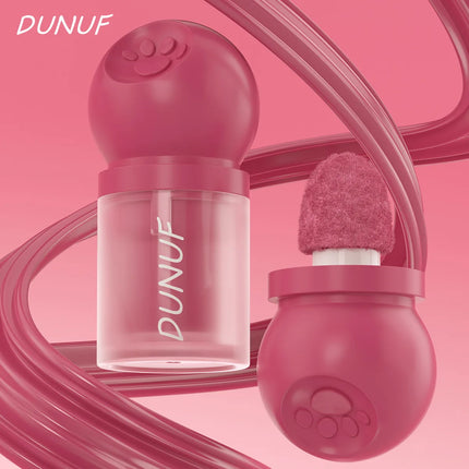 DUNUF Creamy Cat Paw Blush Trio Buildable Pigment Long Lasting Natural Finish Vegan Cruelty Free Makeup Essential