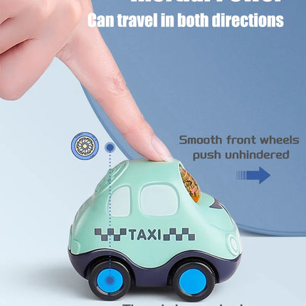 1pc Kids little pull back vehicles vehicle , fire truck, ambulance, helicopter, police car, aerial ladder truck for boys gifts