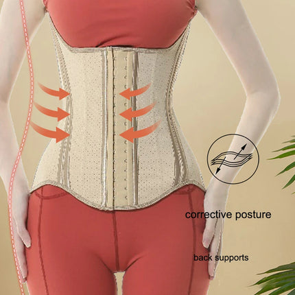 Slimming Sheath Latex Rubber Waist Trainer Cincher Corset Shapewear Belly Body Shaper Modeling Strap Fajas Colombian Girdle Belt