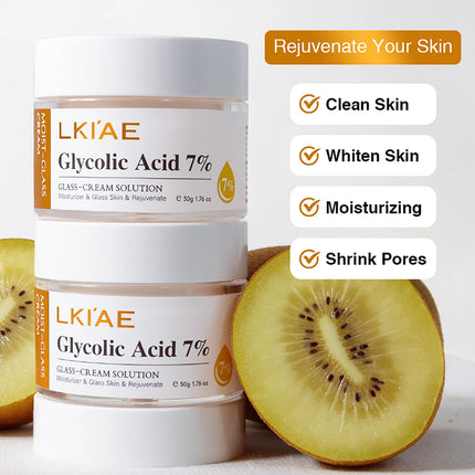 LKIAE Brightening Face Cream, Moisturizing, Reduce Black Spots, Hyperpigmentation, Wrinkles, Fine Lines, With Hyaluronic Acid