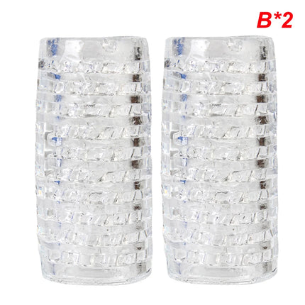 9cm Transparent Male Masturbator Artificial Pussy Vaginal for Men 18 Glans Sucking Penis Pump Spikes Exerciser Sex Toys Erotic