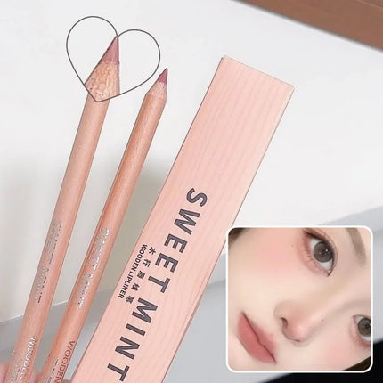 Rose Pink Lip Liner Matte Long Lasting Natural Lipliner Pencil Wooden Pole Nude Brown Lip Liner Lipstick Lips Contour Makeup