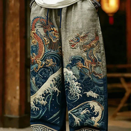 2026 Summer Fashion New Trend Fun Wave Limited Edition 3D Printed Sports Pants Hip Hop Street Wear Men's and Women's Pants