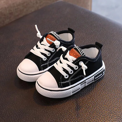 2025 New Children's Canvas Shoes Fashion Baby Board Shoes Girls' Breathable Single Shoes Boys' Casual Shoes