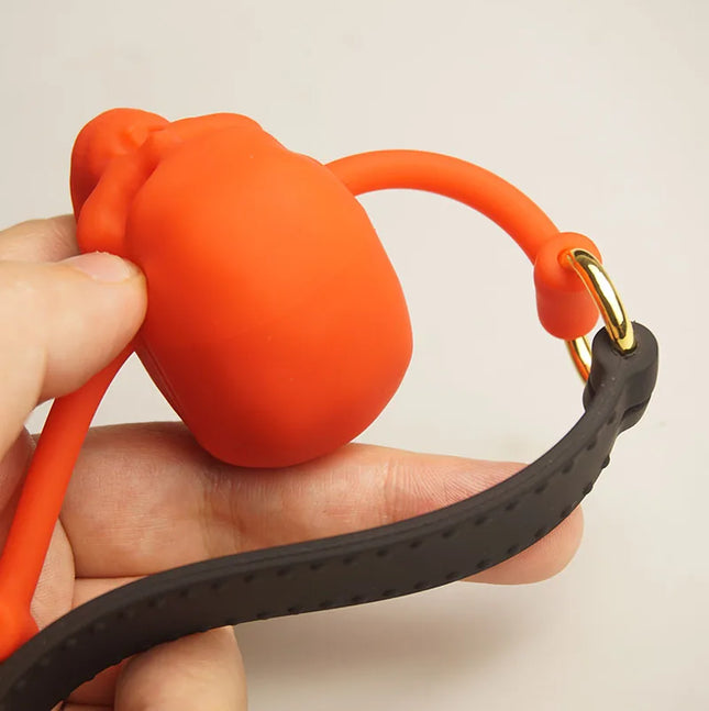 Medical Silicone Mouth Gag Skull, Slave Breathable BDSM Gag Bondage Restraints, Sex Toys for Couples, Adult Games, Role Play