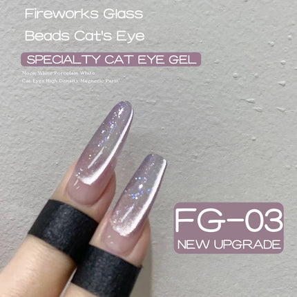 MIANEL 12ML 2026 New Tyndall Cat Eye Gel Nail Polish Flash Whitening Small Light Bulb Crystal Nail Polish Pink Nails 1-5pcs