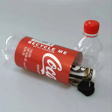 White DIY Coke Diversion Safe Water Bottle Stash Can for Home Storage Room Hidden Compartment Container