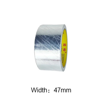 High Temperature Resistance Aluminum Foil Tape Kitchen Pipe Repair Tape Adhesive Sealing Foil Heat Insulation Leak Proof Tape