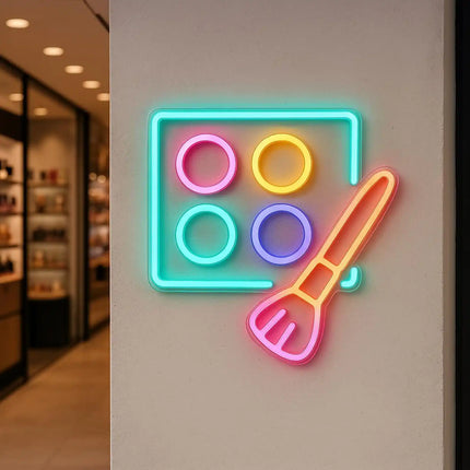Cosmetics and Perfumes Neon Sign Business Shop Glow, Beauty, Makeup,  Love Yourself Shine Blush Pretty Decor