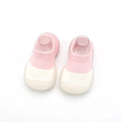 2023 Baby Socks Shoes Infant Color Matching Cute Kids Boys Shoes Soft Soled Child Floor Socks Shoes Toddler Girls First Walkers