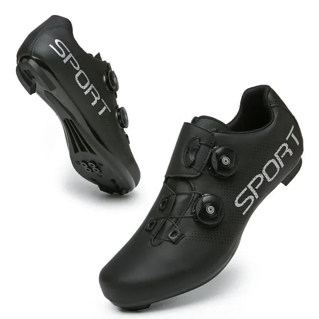 Cycling Shoes Road Bike Men White Breathable SPD Self-Locking Cleat Racing Road Bike Shoes Women Flat MTB Bicycle Sneakers