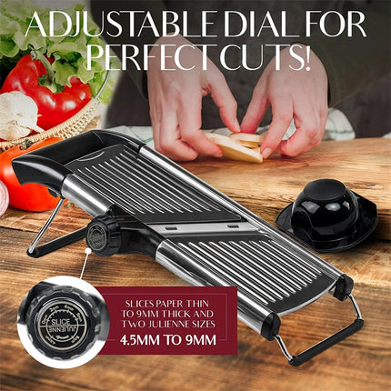 Adjustable Mandoline Slicer Stainless Steel Vegetable Slicer Chopper Cutter for Potato Tomato Onion Carrot