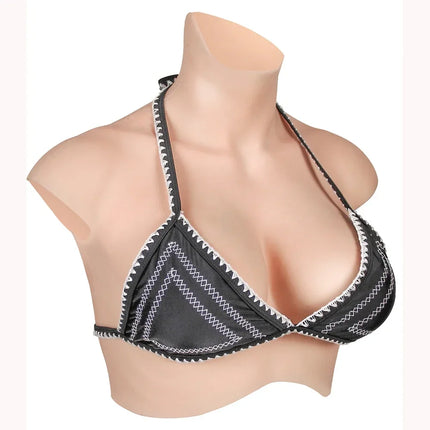 KUMIHO 7TH GEN Bloodshot Silicone Breast Forms No Oil Fake Boob for Crossdressing Sissy Drag Queen Shemale Transgender Cosplay