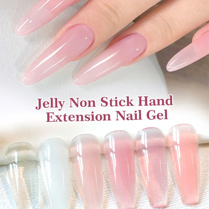BORN PRETTY 15ml Clear Non Stick Hand Extension Gel 3D Shaping Sculpting Carving Nail Art Solid Hard Gel for Fake Nail
