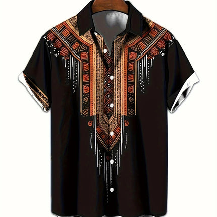 New Men's Large Size Shirts Daily Versatile Comfortable Breathable Short-sleeved Men's Button-down Shirts Fashion Men's Clothing