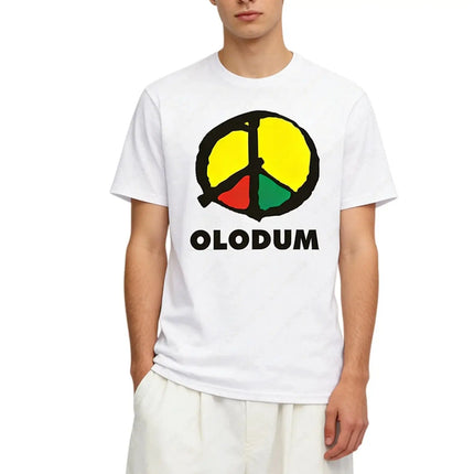 Retro Antiwar Michael Jackson MJ OLODUM Summer Unisex Men's Women's T-shirts Tee Tops Children's Adult Parent-Child T-shirts