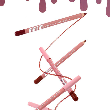 Lipstick Lipliner Pen Set Matte Velvet Lip Liner Pencil Contour Makeup Sexy Red Lip Stick Long Lasting Cosmetics