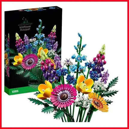 Flowers and Plants 10368 10369 10344 10343 Building Blocks Sets Compatible With Legoed Particles Suitable For Christmas Gifts