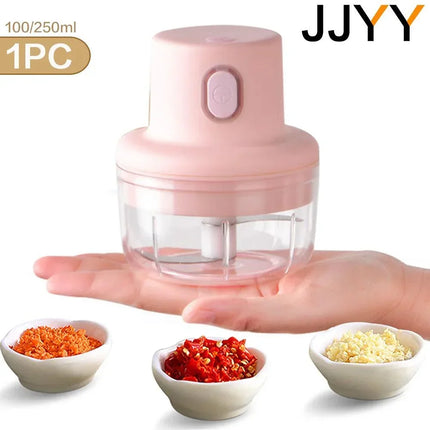 100/250ML Electric Garlic Maker Blender Meat Grinder Garlic Masher New Style Household Kitchen Appliance