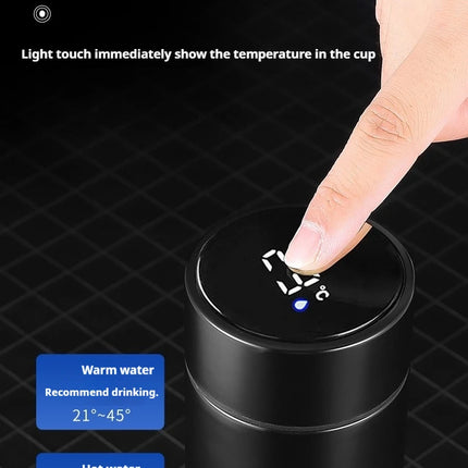500ML Intelligent Temperature Thermos Bottle Sports Water Cup Car Insulated Cup Keeps Cold and Heat Thermal Mug Vacuum Flasks