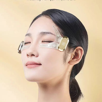 EMS Facial Sculptor V-Lift Massager - Smart Anti-Aging Device with  Pulse for Eye & Jawline Toning, Rechargeable Face Trainer