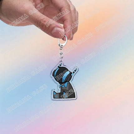 Popular Video Games Keychain Accessories Bag Charms Medkit Subspace Valk Meme Keychains Keyrings Jewelry Fans Game Gamer Gift