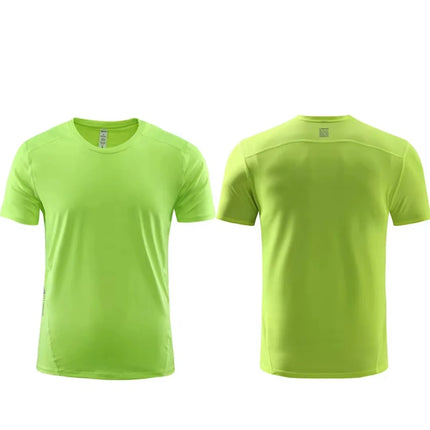 High-Quality Sport Quick-Drying T Shirt Custom Logo Round Neck Embroidery Polyester Print Personal Design Tops 2023