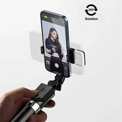 1.67M Long Extended Bluetooth Wireless Selfie Stick Live Broacast Stand Holder Tripod Foldable With Fill Light For Smartphones