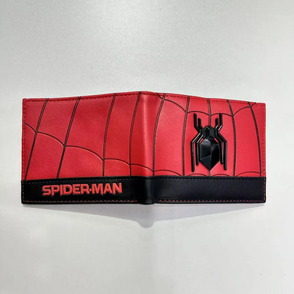 Superhero Series Venom Metal Float Wallet Villain Black Spider Student Universal Coin Purse Portable Wallet