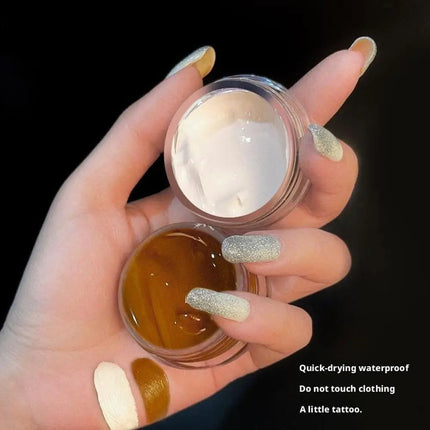 Two-color tattoo concealer waterproof and sweat-proof to cover birthmarks and scars long-lasting concealer foundation cream